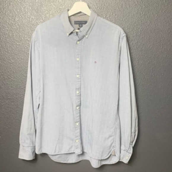 Tommy Hilfiger Other - TOMMY HILFIGER Blue  Button-up Long Sleeve Lrg